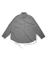 OPEN STRAP CHECK SHIRT