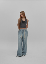 [MADE] Lemaire Lyocell Wide Denim Pants