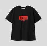 トーキョー プリント クロップ ショートスリーブ Tシャツ