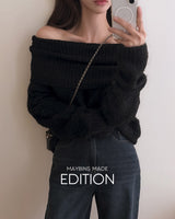 [MADE] Hondin Off-Shoulder Knit