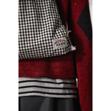 LOGO GINGHAM CHECK GYM SACK / BLACK