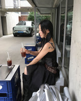 ウォッシングレザーバックルロングブーツ