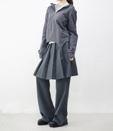 ムータユニークツーウェイジップアップフーディー