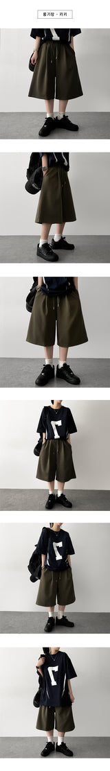 Poy Pintuck Banding Bermuda Shorts[Basic & long choice] 
