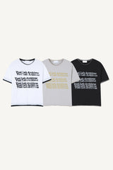 レイヤードアーカイブショートスリーブTシャツ