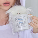 [FANCY X DUSTY] DUSTY DOODLE MUG CUP (WHITE) F25NM1014