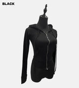Culotte hood zip-up