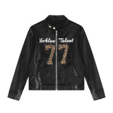 Leopard 77 グロッシーライダージャケット 233462092