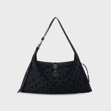 Buckle Cross Bag (Dot Black)