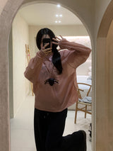 Peach Club Unbalance Shirring Summer Hood Windbreaker 