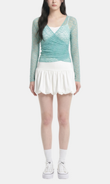 Noria Sheer Lace Tee