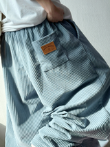 5000 ソルド 🥳❤‍🔥(BABY PALE CORDUROY👼) ツープレートバルーンコットンパンツ🤍🤎🩵🖤💛 - 6 カラーズ