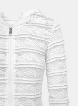 Ivelle Lace Hooded Zip-Up