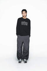 25SS ダンシングベアロゴロングスリーブTシャツ  ブラック