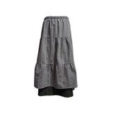 (2color) Daisy Dot Cancan Layered Long Skirt