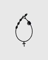 Onyx cross bracelet (2 size)