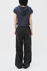 (W) Puff Shirring Hoodie (2color)