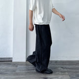 Mineral Grey Relaxed Full-Length Pants