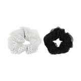 [2EA 1SET]ラブリー ドット シャーリングシュシュ