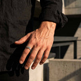 Silver Single Link Ring