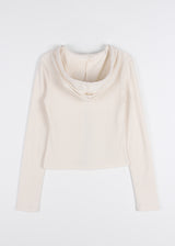 RIB SLIM HOOD ZIP-UP