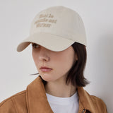 TMV Lettering Ball Cap / Twill Sand