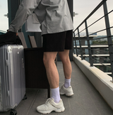 リウウォッシングコットンバンディングショーツ