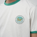 レックルーツマスソサイエティリンガーTシャツ (ミント)