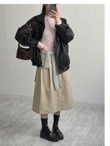Verdi Flap Overfit Leather Blouson