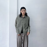 ウォッシュド プラッド ロングスリーブ シャツ