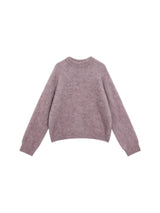 Lavender Round Mohair Angora Knit