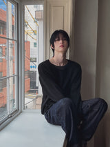 ルビンスレイヤードクロップニット