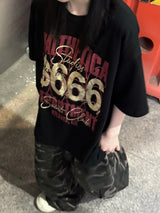 666ヴィンテージナンバーTシャツ