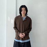 レイヤードコントラストヘンリートップ