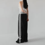ribbon track pants