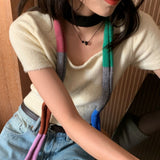 Picasso Color Coloring Unit Price Thin Choker Scarf Knit muffler Gift
