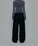 REVERSE STITCHED CARGO PANTS_BLACK