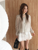 Sailor scarf blouse