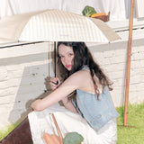 [UV 99.% カット] kenopi Sunshine Farmhouse 3-Folding Parasol - Triple Gelato Stripe