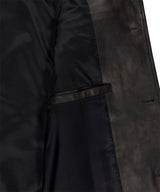 FAUX LEATHER CARCOAT