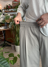 Look Wonderant 3-Layer Lengths Round Tuck Wide Banding Pants