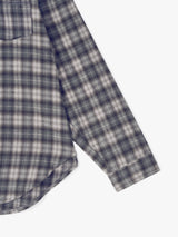 フラネルチェックシャツ (GREY)