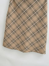 Country Check Mid Skirt