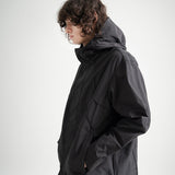 Nylon RIB Flash Line Jacket - BLACK