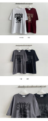 coupe vintage short-sleeved T-shirt