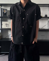 OR ナイロンキーリングショートスリーブシャツ