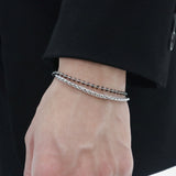Men's ブレスレットビーズサージカルチェーン_CLEF ヘッドルームブレスレット