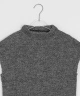Rahini Layered Half-Neck Cap Short Sleeve Knit