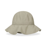 VA Curved Logo Round Frill Bucket Hat / Beige