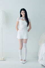 Muse lace top (Ivory)